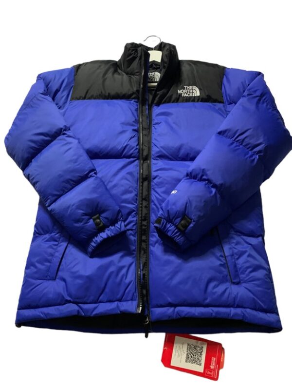 Mens North Face Retro 1996 Nuptse Jacket in Blue - Image 4
