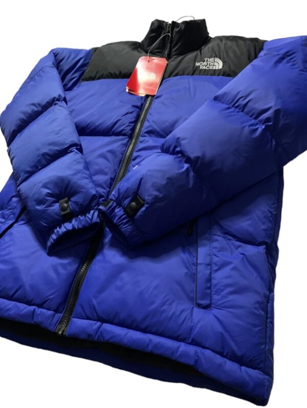 Mens North Face Retro 1996 Nuptse Jacket in Blue - Image 6