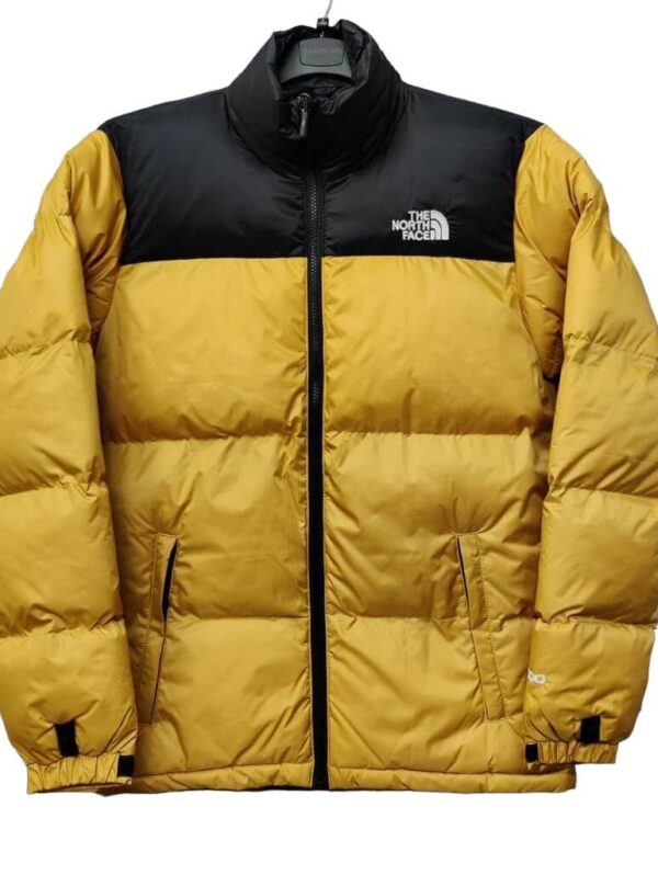 Mens North Face Retro 1996 Nuptse Jacket in Yellow